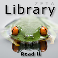 Zeta Library Frog Logo